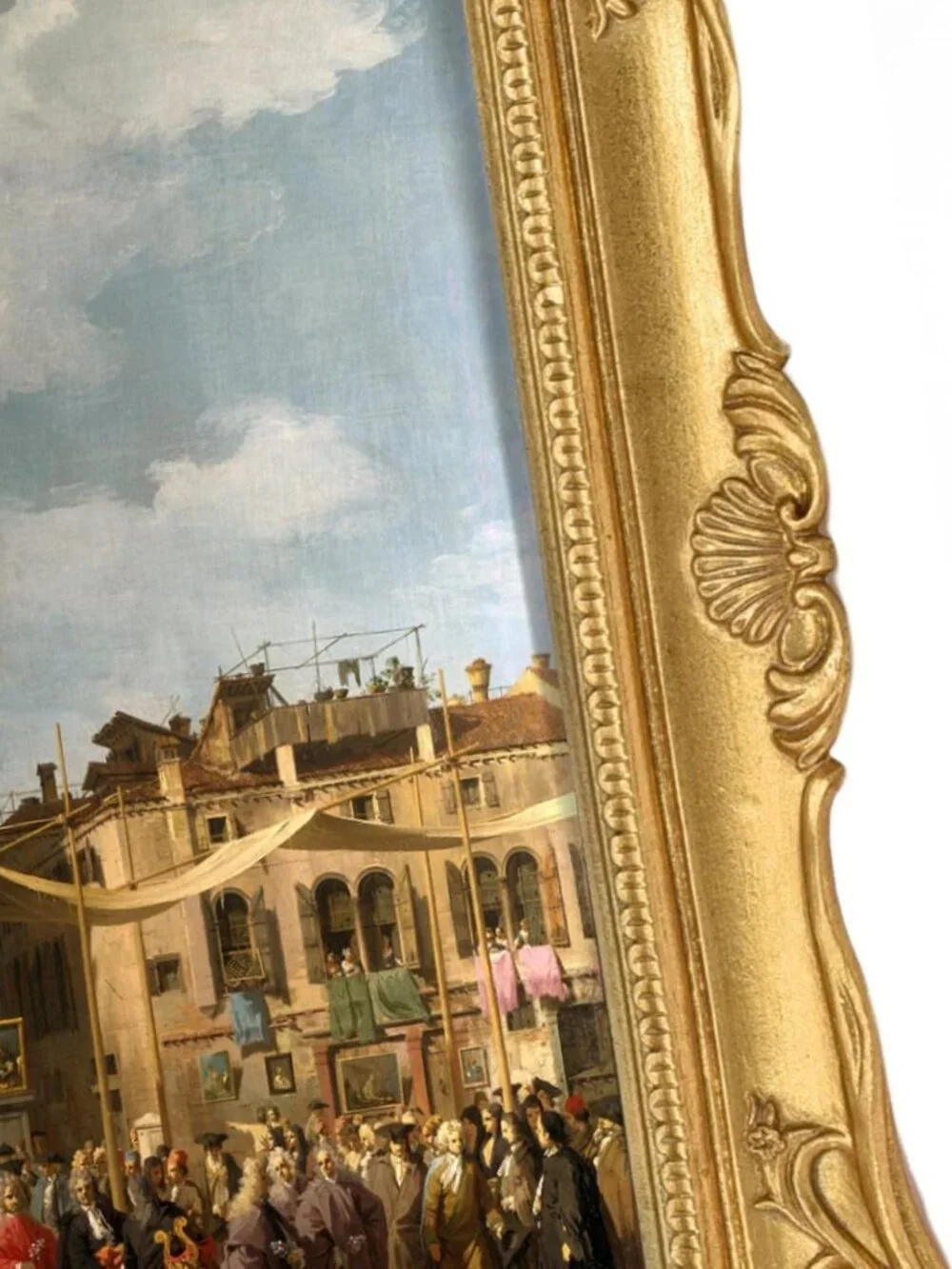 Vintage 8x10 Gold Picture Frame, Textured Antique Design, Ornate Wall & Tabletop